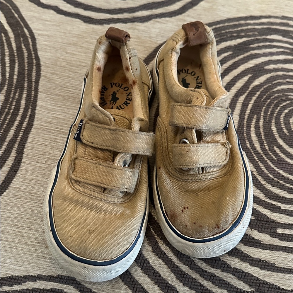 Ralph Lauren Beige Kids' Sneakers